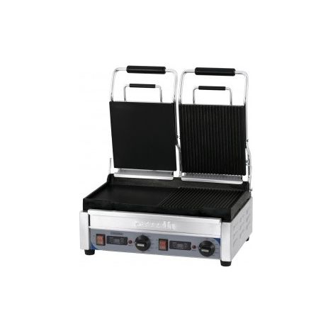 Grill Panini Double Premium Mixte Avec Minuteur - Casselin