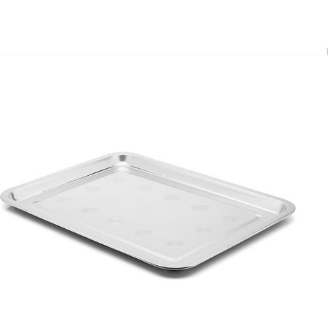 Tadar rechteckiges Edelstahltablett 40 x 30 cm