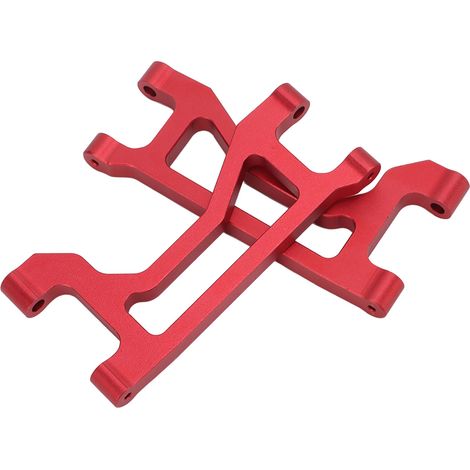Bras de suspension supérieurs avant et arrière en alliage d'aluminium pour voiture RC TRAXXAS 1/10 (rouge) (1/5)