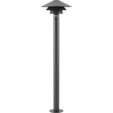 [NEUWERTIG] B-Ware Lucande Wegeleuchte Wegelampe Led Sensor Anthrazit Aluminium 110 Cm Außenlampe (1/2)