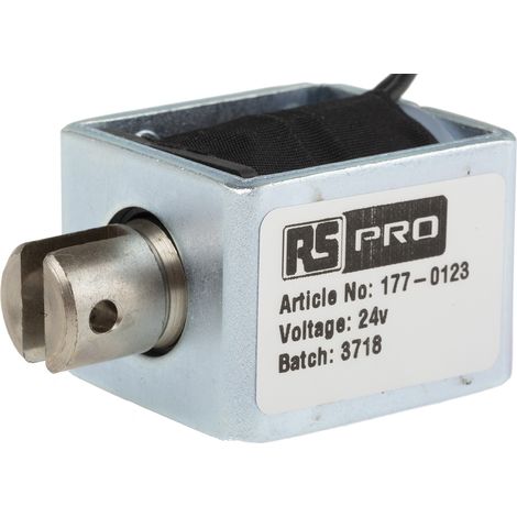 Electroaimant linéaire RS PRO 24 V 35,5 x 25,4 x 31,8 mm ( Prix pour 1 ) (1/3)