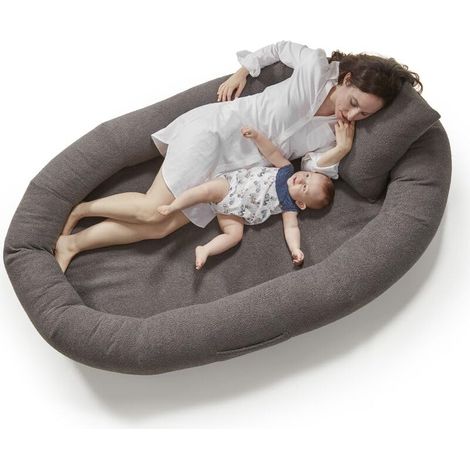 Panier Chien Family Bed, Panier Chien XXL, Tissu Polyester et Mousse à mémoire de Forme, Coussin Chien, Panier Chat avec Haute résistance, Rembourrage floque latéral (1/5)