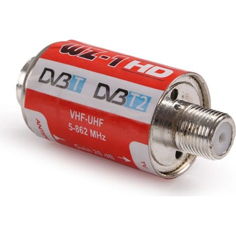Amplificador lineal DVB-T WZ-1 HD Red Eagle de 20 dB (1/2)