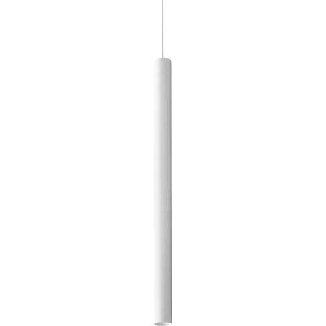 Ideal Lux Sospensione Look 1 luce GU10 bianca alluminio vetro
