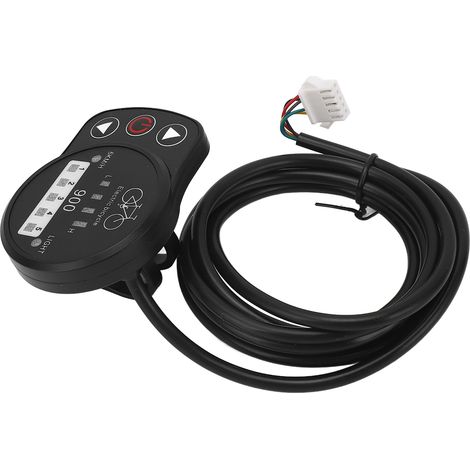 Panneau d'affichage LED pour vélo électrique 36V/48V : compteur de vitesse, batterie, interrupteur de phare, contrôleur KT, joints ordinaires (1/5)