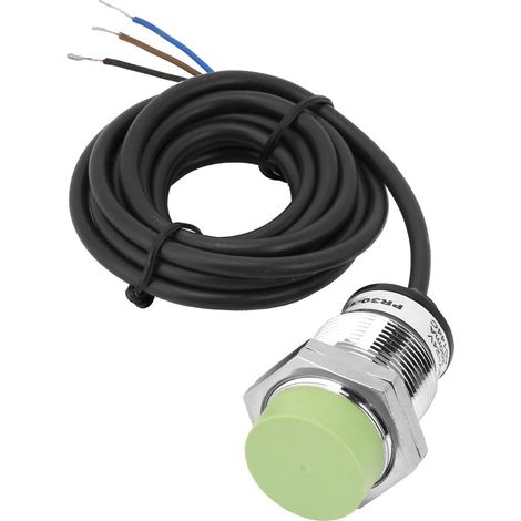 Commutateur de proximité CC, commutateur de capteur inductif stable polyvalent facile à utiliser en laiton nickelé pour l'industrie