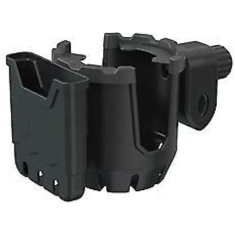 Porte-bouteille multifonctionnel 2 en 1 pour vélo, support pour téléphone, porte-gobelet universel pour poussette (noir)