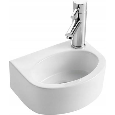 Waschbecken Keramik Weiß 30,5x23x12 cm (1/5)