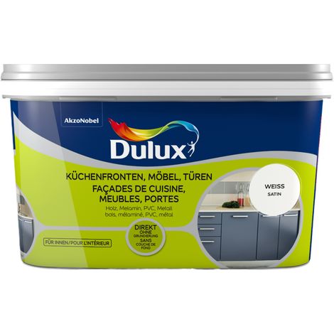 Dulux Fresh up Küchenfronten, Möbel, Türen Satin, Einfach mal neu streichen, Weiss, 2 l (1/5)