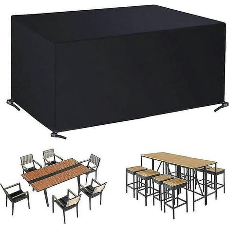Garden Furniture Covers 420d Waterproof Garden Table Cover Outdoor Table Covers Outdoor Furniture Protective Cover 11011085cm (1/5)