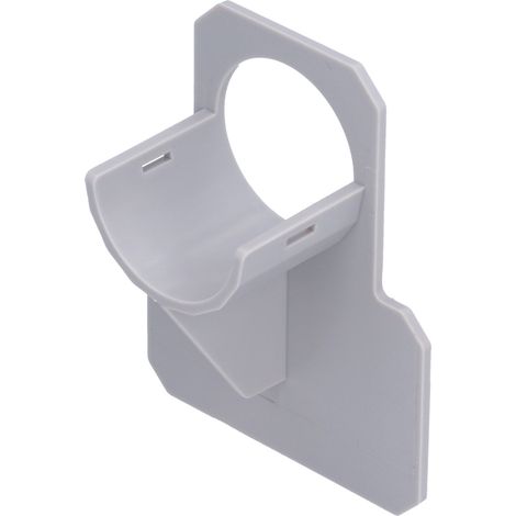 Support de tuyau d'arrosage pour piscine Intex, avec serre-câbles et fixation pour tuyau d'eau (gris). (1/5)