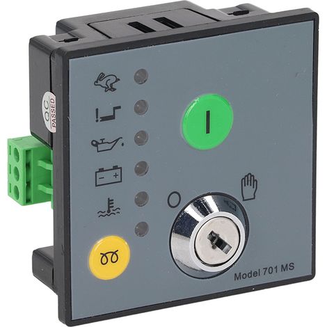 Module démarrage générateur compact, silencieux, structure robuste, panneau de commande clé LED pour groupe électrogène manuel (1/5)