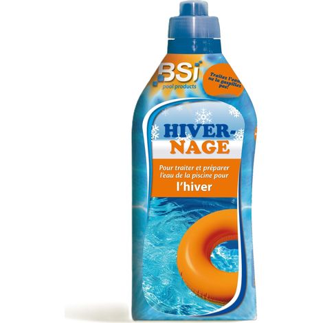 Hivernage Liquide Pour Hiverner l'Eau De Piscine Contre La Saleté Et Les Dépôts 1L Bleu (1/5)