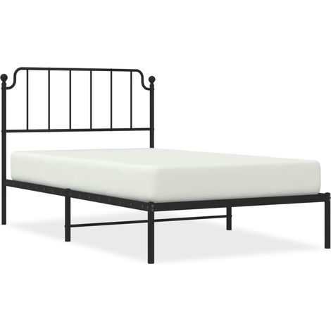 Maison Exclusive - Estructura cama sin colchón con cabecero metal (1/5)