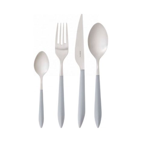 Set posate 24 pezzi in scatola Gallery Ares Grigio Opaco Bugatti (1/2)