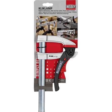 Bessey KLI 160/80 Sargento ligero de apriete rápido plateado