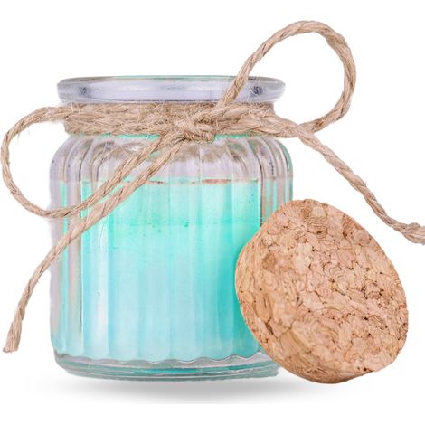 Vela de arándanos - Vela aromática azul  Aroma a frutos del bosque