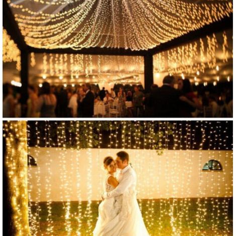Soekavia – 100 m LED-Lichterkette mit 600 Glühbirnen – Warmweiß – IP44 wasserdicht – 8 Modi & LED-Dekoration für Hochzeiten, Partys, Gärten und Pergolen (1/5)