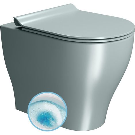 Cuvette TONO, Geniusflush, 36x53cm, siphon S/Siège P, ghiaccio dual-mat (1/4)