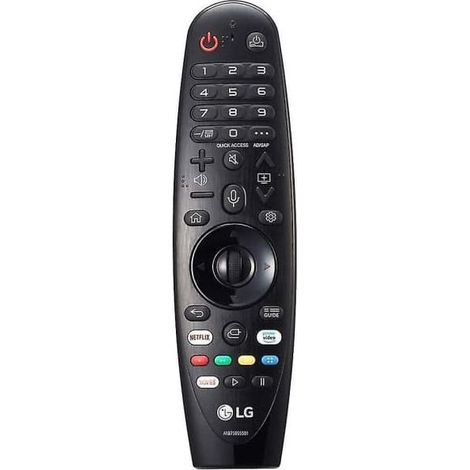 Télécommande LG Magic Remote, compatible avec de nombreux modÚles LG, touches d'accÚs rapide à Netflix et Prime Video, aucune