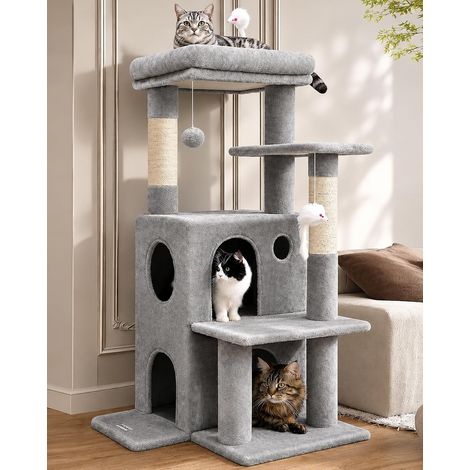 Arbre a Chat Solide 130cm pour Chaton Grands Chats Seniors (1/5)