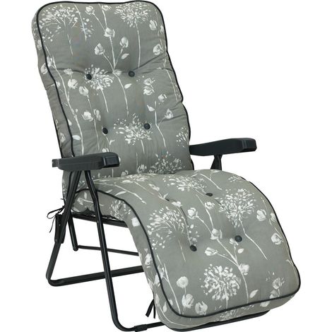 Deluxe Relaxer Renaissance - L73 x W58 x H99 cm - Grey (1/2)