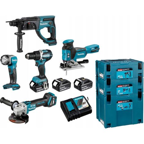 COMBO ZESTAW 18V DDF484+DGA513+DHR202+DJV181+DML802 - M\DLX5044TJ