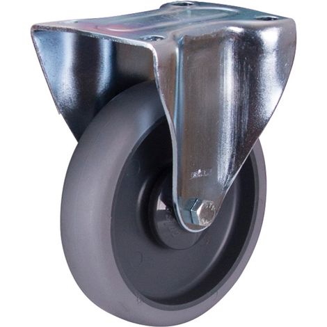VARIOfit thermoplastische Bockrolle 65° Shore A 125x32mm