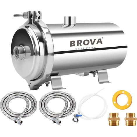 Filtro de agua de ultrafiltración, membrana de PVDF, funcionamiento no eléctrico, membrana de PVDF de 3500 L (1/2)