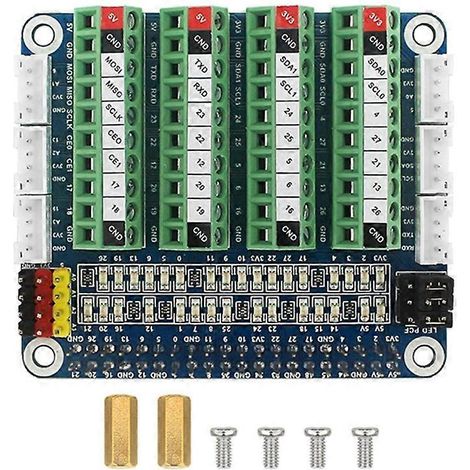 für RPi GPIO LED Breakout Board PCF8591 Modul On-Board LED IO Port Erkennung (1/5)