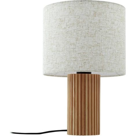 Table Lamp 'Kimiko' made of Wood for Living Room & Dining Room