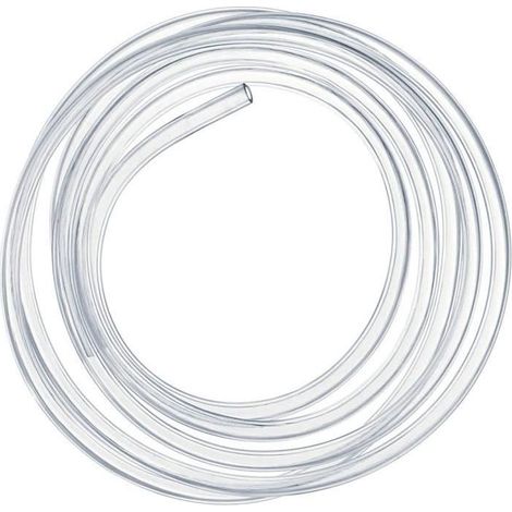 Tuyau PVC Souple - Transparent - 10mm Intérieur - 12mm Extérieur - 5m Longueur (1/4)
