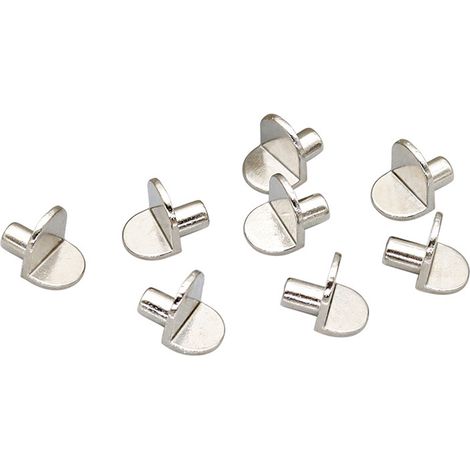 Supports Pour Étagère En Forme De L - Métal 5 mm - Pour Placards Cuisine Livres Étagères - Lot De 25 (1/5)