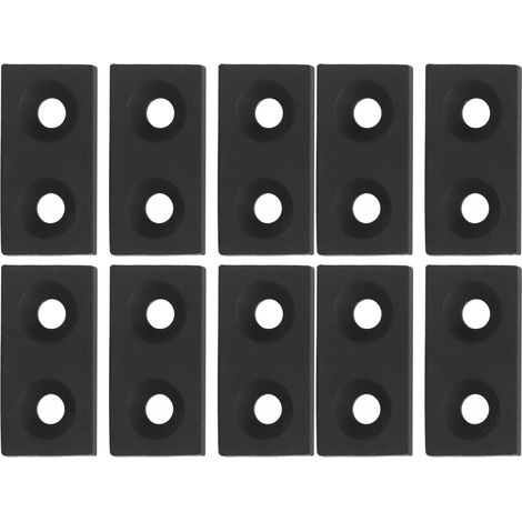 Lot de 10 bouchons de fin en alliage d'aluminium à double trou pour cadre de profilé machine CNC 2040 (1/5)