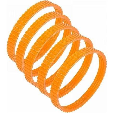 Pair Cyslmuk – Lot de 5 courroies d'entraînement pour rabot électrique – Longueur 238 mm – Largeur 9,6 mm – Transmission fluide et silencieuse - 1900B (1/4)