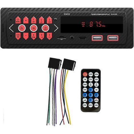 Autoradio MP3 mains libres Bluetooth intelligent -- (1/5)