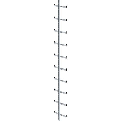 Günzburger Steigtechnik Echelle à un montant aluminium Longueur 2,8 m - 077055