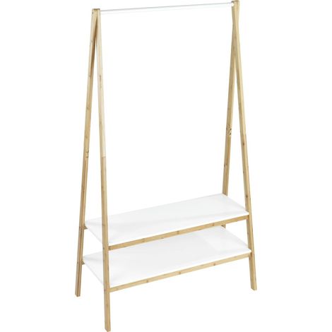 Étagère en bois avec étagères pour chaussures, Finja, WENKO (1/5)