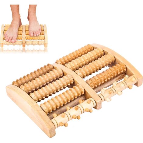 Filiyano-Rouleau de massage des pieds en bois - Appareil de massage - Réflexologie (1/5)