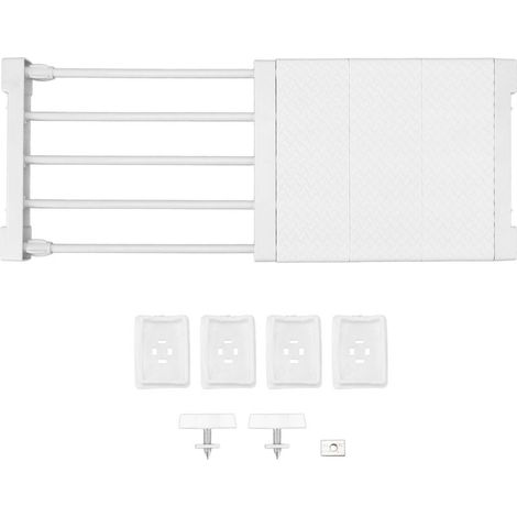 Étagère de Tension diviseur de placard réglable, support de rangement de largeur 24cm pour armoire armoire 38 55cm / 14.96 21.65in (1/5)
