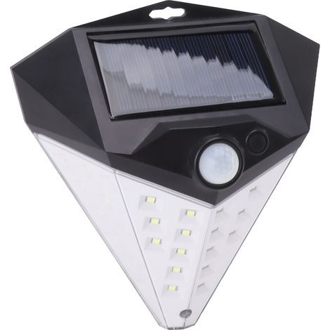 Solar-LED-Außenleuchte mit 3 Beleuchtungsmodi, Bewegungsmelder, IP65 wasserdicht, ideal für Terrassen und Gehwege. (1/5)