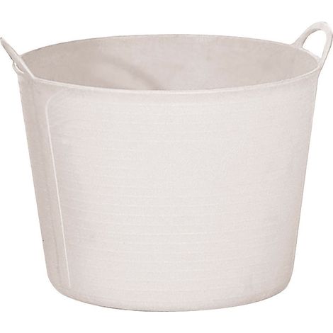 Cestino in plastica bianca numero 3 40 litri