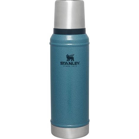 Stanley 1913 Classic Legendary Thermos 0.94L - Mantiene La Temperatura 24 Ore (Caldo/Freddo) - Borraccia Termica - Senza BPA - Acciaio Inox - Termos - Hammertone Lake (1/5)