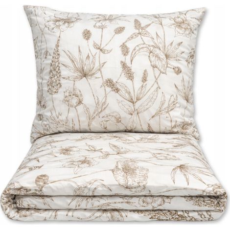 SET DI BIANCHERIA DA LETTO 200x220 100% COTONE SPESSO 3 PEZZI FIORI POLACCI PREMIUM