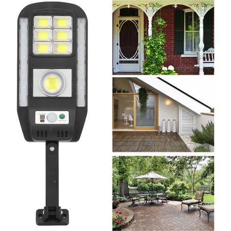 Solarbetriebene, bewegungsaktivierte Leuchten, Außenleuchten für den Garten, Solar-Wandleuchten, COB-Strahler für Verandazäune (1/5)