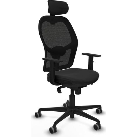 Piqueras y Crespo Jorquera Silla de Oficina Negra Confort (1/3)