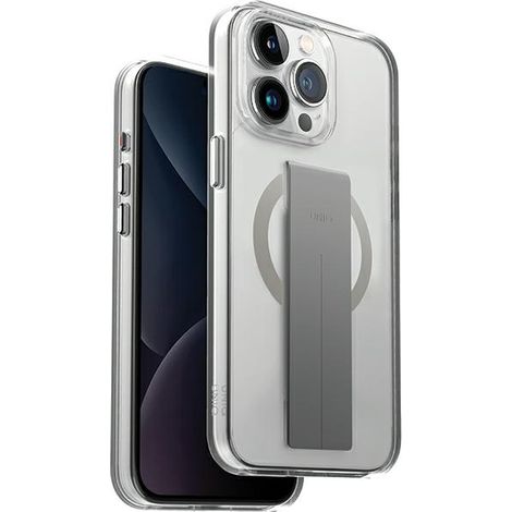 Funda de carga Magclick Uniq para iPhone 15 Pro transparente (1/3)