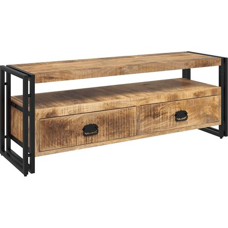 Maison Exclusive - TV-Schrank 120x35x45 cm Massivholz Mango