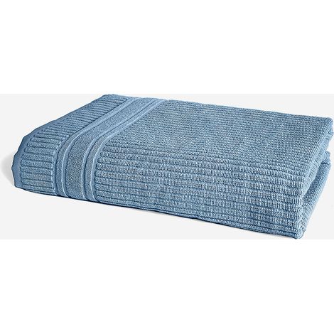 Telo in cotone 100% per bagno e spiaggia 100x150 cm Arlo - Blu
