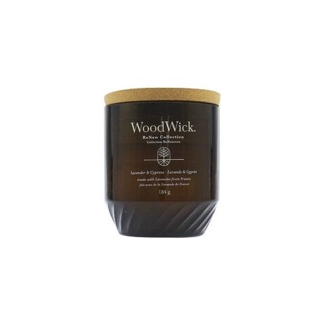 Duftkerze Woodwick ReNew Holzdocht recyceltes Glas